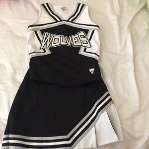 High school cheer uniform